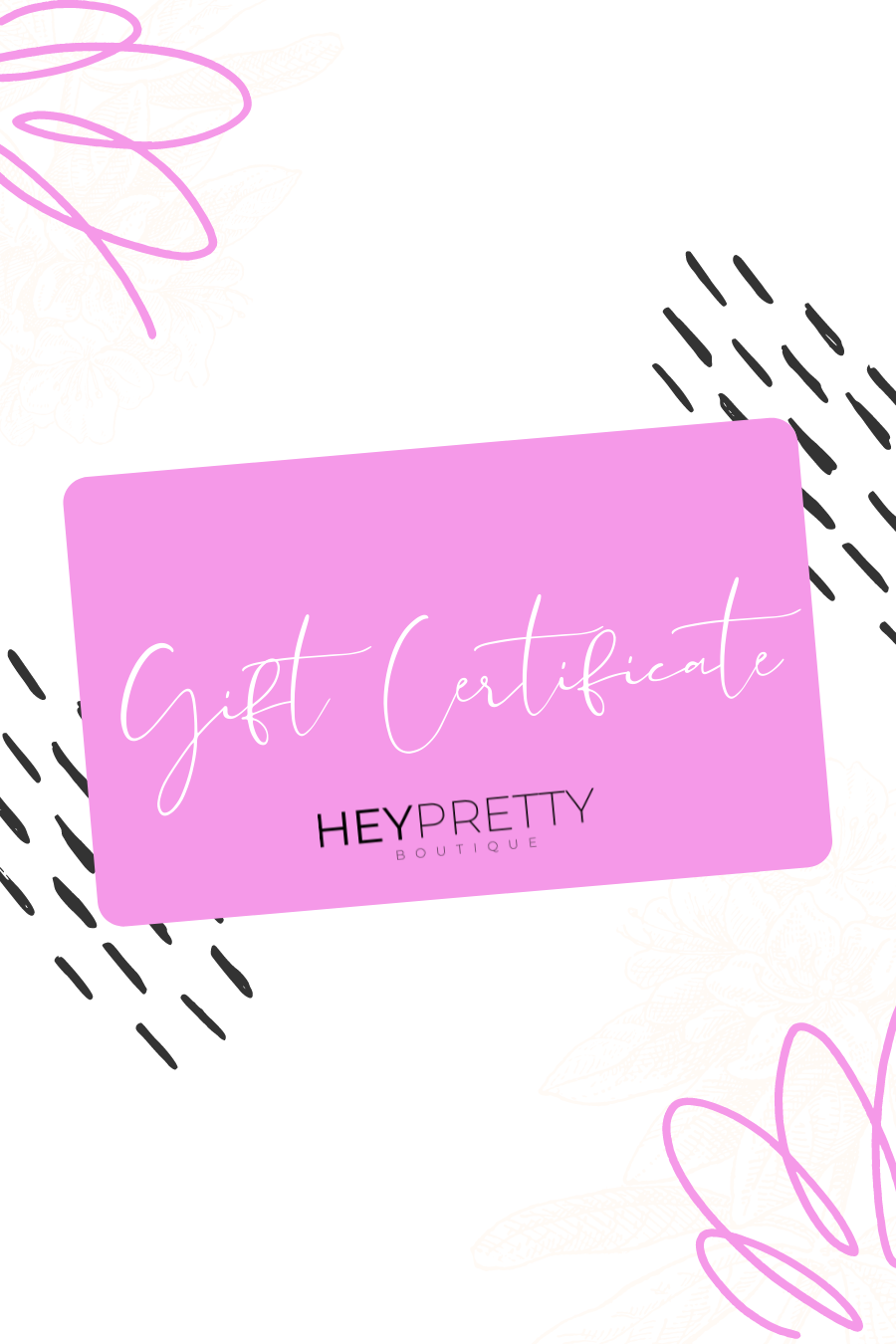 Gift Certificate – Lucky U Boutique