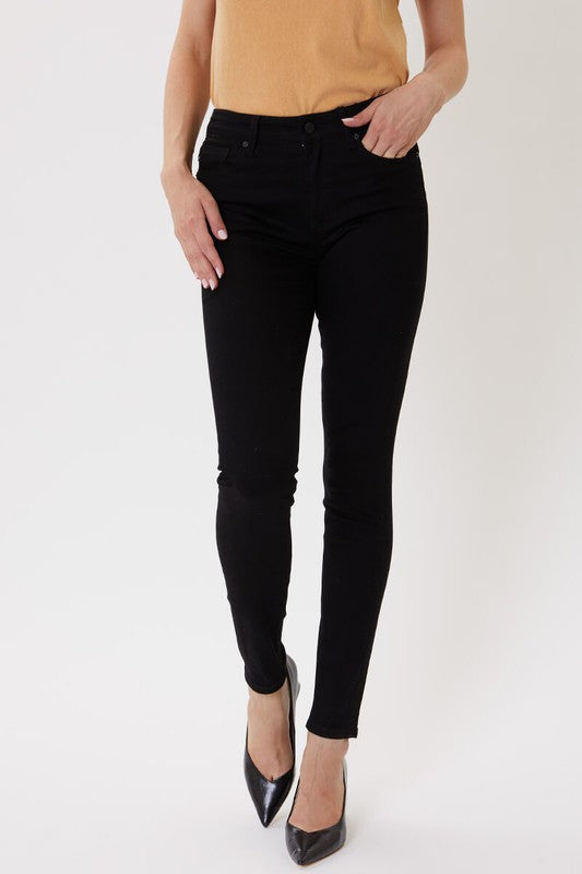 COLORED SKINNY JEANS - BLACK