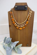 ANNEVA ANN NECKLACE - ORANGE