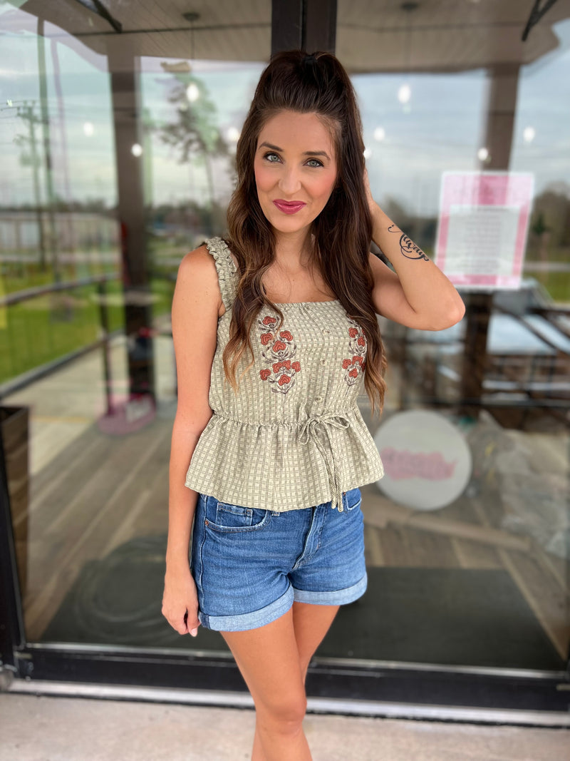 STORY OF A GIRL TOP | OLIVE